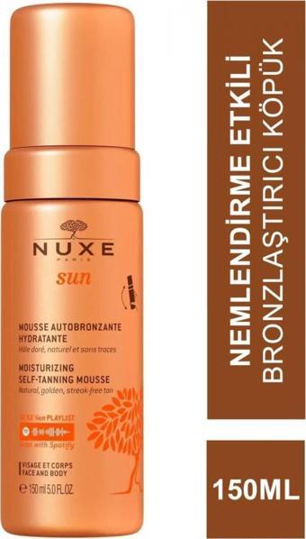 Nuxe Sun Moisturizing Self-Tanning Mousse ( Nemlendirme Etkili Bronzlaştırıcı Köpük ) 150 ml