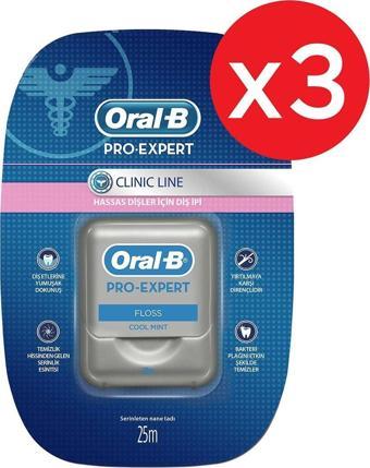 Oral-B Diş Ipi Pro-expert Clinic Line 75 M (25 M X3)