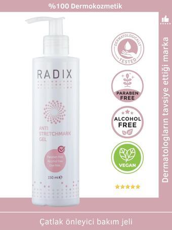 Radix Çatlak Önleyici Bakım Jeli - Anti Stretchmark Gel 150 Ml - Çatlak Kremi 8681877436158