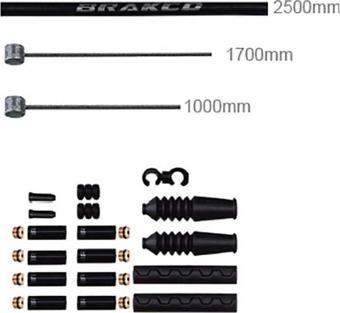 Brakco HBS-R-02 MTB City Çelik Fren Teli Teflonlu Dış Kablo Seti