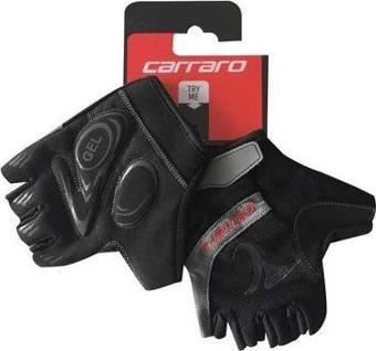 Carraro V7E Kısa Parmak Bisiklet Eldiveni Siyah L
