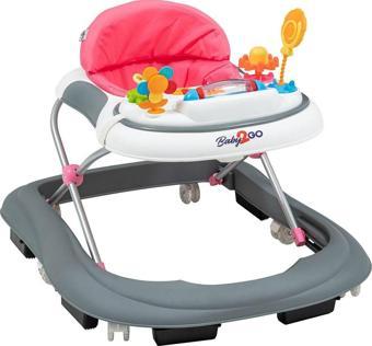 Baby2Go Toddle Lüks Yürüteç Pembe