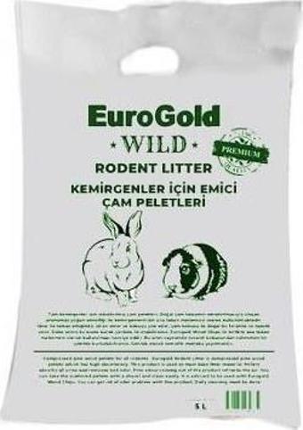 EuroGold Wild Kemirgen İçin Emici Çam Peletleri 5 Lt