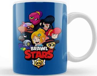 Baskı Dükkanı Brawl Stars Yıldızları Kupa Bardak Porselen