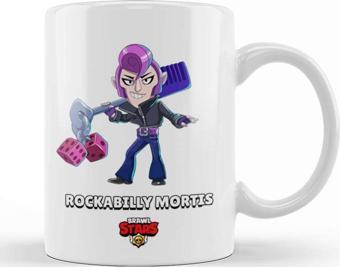 Baskı Dükkanı Brawl Stars Rockabilly Mortis Kupa Bardak Porselen