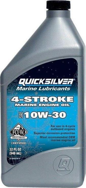 Quicksilver 4 Zamanlı Deniz Motor Yağı 10W-30 (1L)