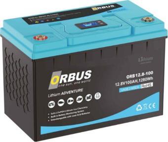 Orbus 12.8 V Volt 100 Ah Amper 1280 Wh Lityum Batarya Lifepo4 Lityum Akü