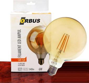 Orbus G125 6W E27 Duy Rustik LED Ampul.