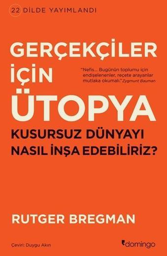 Gerçekçiler İçin Ütopya - Rutger Bregman - Domingo Yayınevi