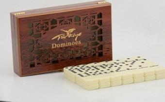 Ahşap Kutulu Domino Oyunu Alk2268