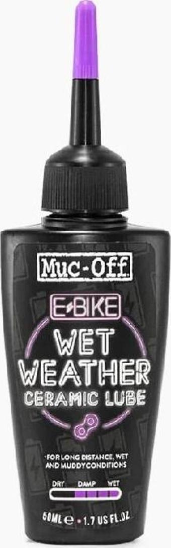 Muc-Off E-Bike Wet Weather Zincir Yağı 50ML