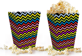 Popcorn Kutusu 8li -Rainbow-