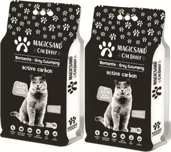 Magic Sand Aktif Karbon Kedi Kumu 10lt X 2 Adet