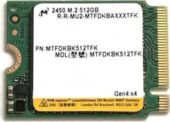 Micron 2450 512GB M.2 2230 NVMe SSD