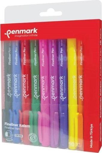 Penmark FİNELİNER KALEM 0,6 MM JAPON UÇ 10 LU