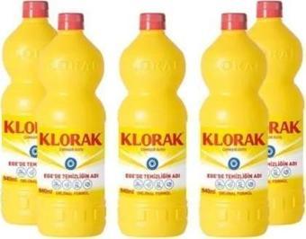 Klorak Çamaşır Suyu 5 x 940 ml