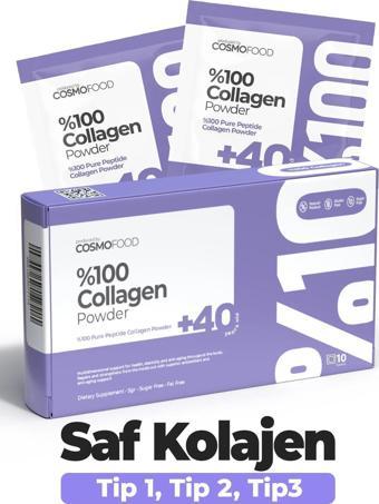 CosmoFood %100 Collagen Powder +40 Saf Kolajen