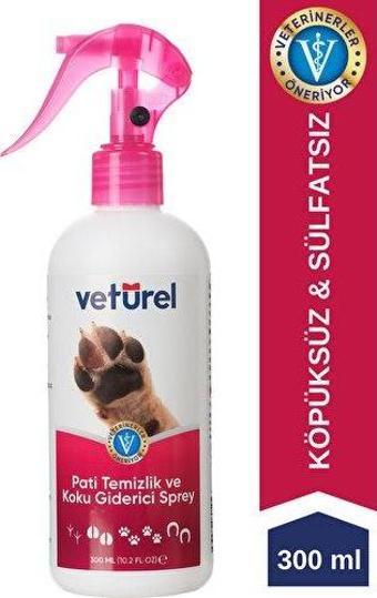 Vetürel Kedi Köpek Pati Temizlik ve Koku Giderici Sprey 300 ml