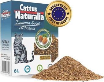 Cattus Naturalia Ceviz Kabuğundan Yapılmış Doğal Kedi Kumu; Aktif Karbonlu, %100 Organik