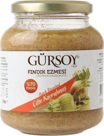 Gürsoy Fındık Ezmesi Çifte Kavrulmuş 320 gr