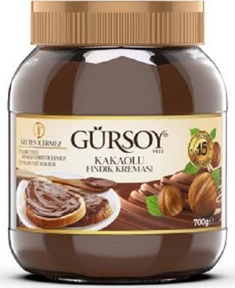 Gürsoy Kakaolu Fındık Kreması 700g Glutensiz