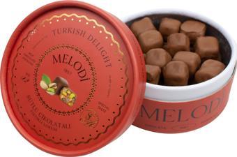Melodi Çikolata Sütlü Çikolatalı Duble Fıstıklı Lokum 250 gr