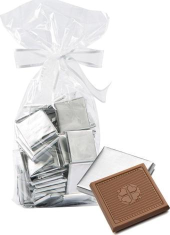 Melodi Yaldız Sargılı Madlen Sütlü Çikolata Gümüş 250 gr