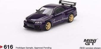 Mini GT Nissan Skyline GT-R (R34) Tommykaira R-z Midnight Purple - 616