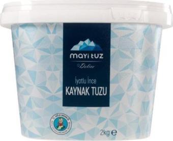 Mayi Tuz Delice Kaynak Tuzu Iyotlu Ince 2000 G X 8 Adet