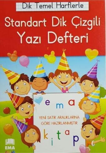 Ema Dik Temel Harflerle Yazı Defteri Renkli