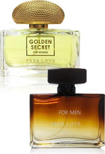 FREE LOVE Golden Secret Ve Leon Edp Parfüm Seti 2 X 100 ml
