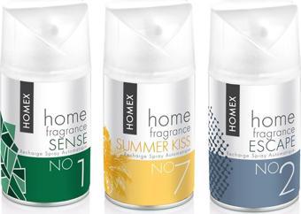 Homex Oda Kokusu Sprey Sense & Summer Kiss & Escape 3x250 ml