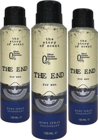 The End Erkek Deodorant 150 ml 3 Adet
