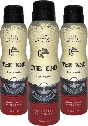 The End Kadın Deodorant 150 ml 3 Adet