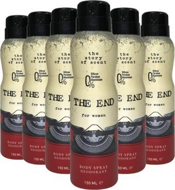 The End Kadın Deodorant 150 ml 6 Adet