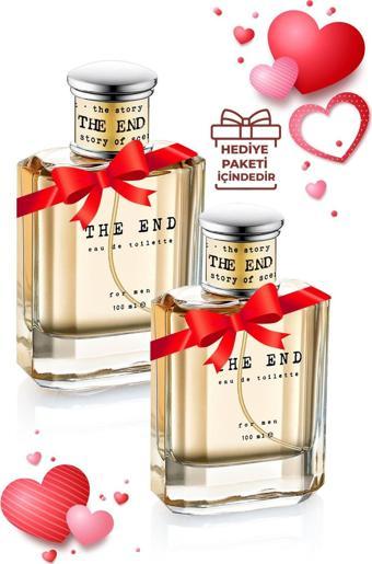 The End Sevgililer Günü Özel Edt Erkek Parfüm Seti 100  ml X 2 Adet