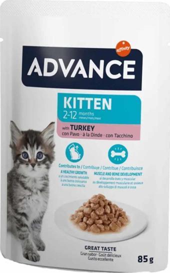 Advance Hindili Yavru Kedi Yaş Maması 85 Gr