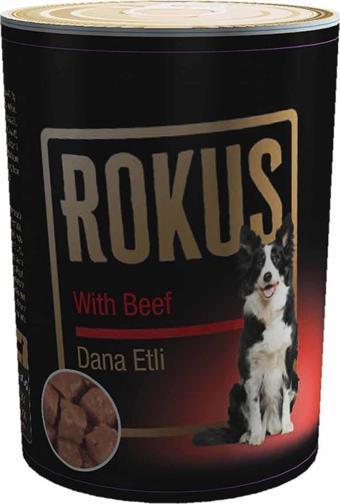 Rokus Dana Etli Yetişkin Köpek Konserve Maması 410 Gr