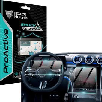 Mercedes 2021-24 C300 W223 W206 11.9” Multimedya 12.3” Gösterge 9H Nano IPG ProActive Koruyucu (Set)