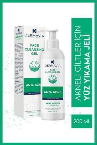 Dermavia Akne Yüz Yıkama Jeli 200 Ml