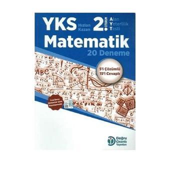 Doğru Orantı Yayınları Ayt 2.oturum Matematik 20 Deneme - Doğru Orantı Yayınları