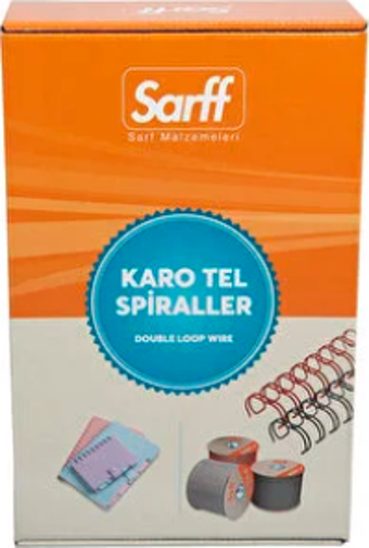 SARFF 9/16 GÜMÜŞ KAROTEL KUTU - 50ADET