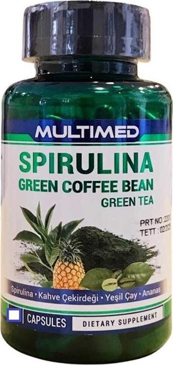 Multimed Spırulına Green Coffee Bean 120 Kapsül 8682009100688