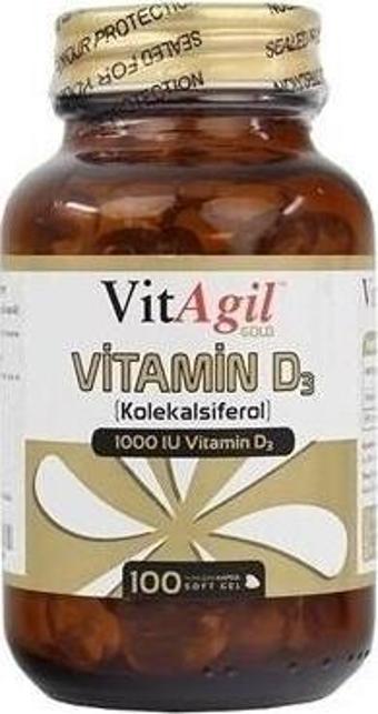 Vitagil Gold Vitamin D3 100 Softjel 8697791000139