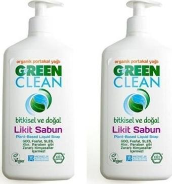 U Green Clean Organik Sıvı Sabun Portakallı 500 ml x 2 Adet