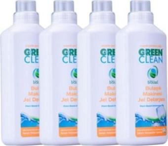 Green Clean Bulaşık Makinesi Jel Deterjan 1000 ml 4 Lü Set