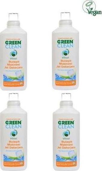 U Green Clean Bitkisel Portakal Yağlı Bulaşık Makinesi Jel Deterjanı 1lt*4