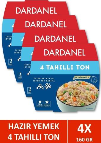 Dardanel Aç Ye Dört Tahıllı Ton Balığı 160 Gr X 4 Adet