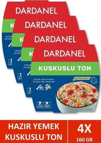 Dardanel Aç Ye Kuskuslu Ton Balığı 160 Gr X 4 Adet