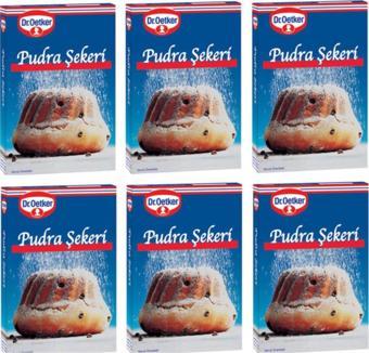 Dr. Oetker Pudra Şekeri 250 Gr 6 Adet